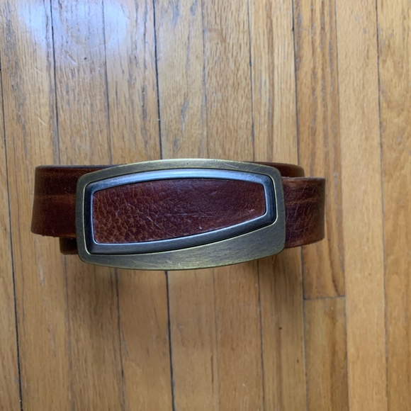 🇨🇦 BRAVE Leather Belt with unique buckle - Picture 7 of 8